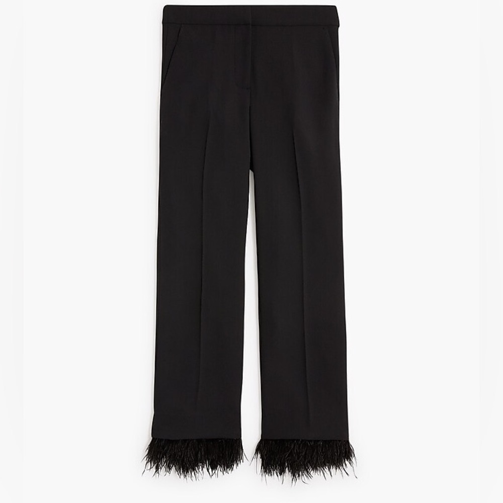 J.Crew Flare Crop Feather Pants